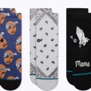 Baby Stance Tupac Socks Westside Hip Hop Socks